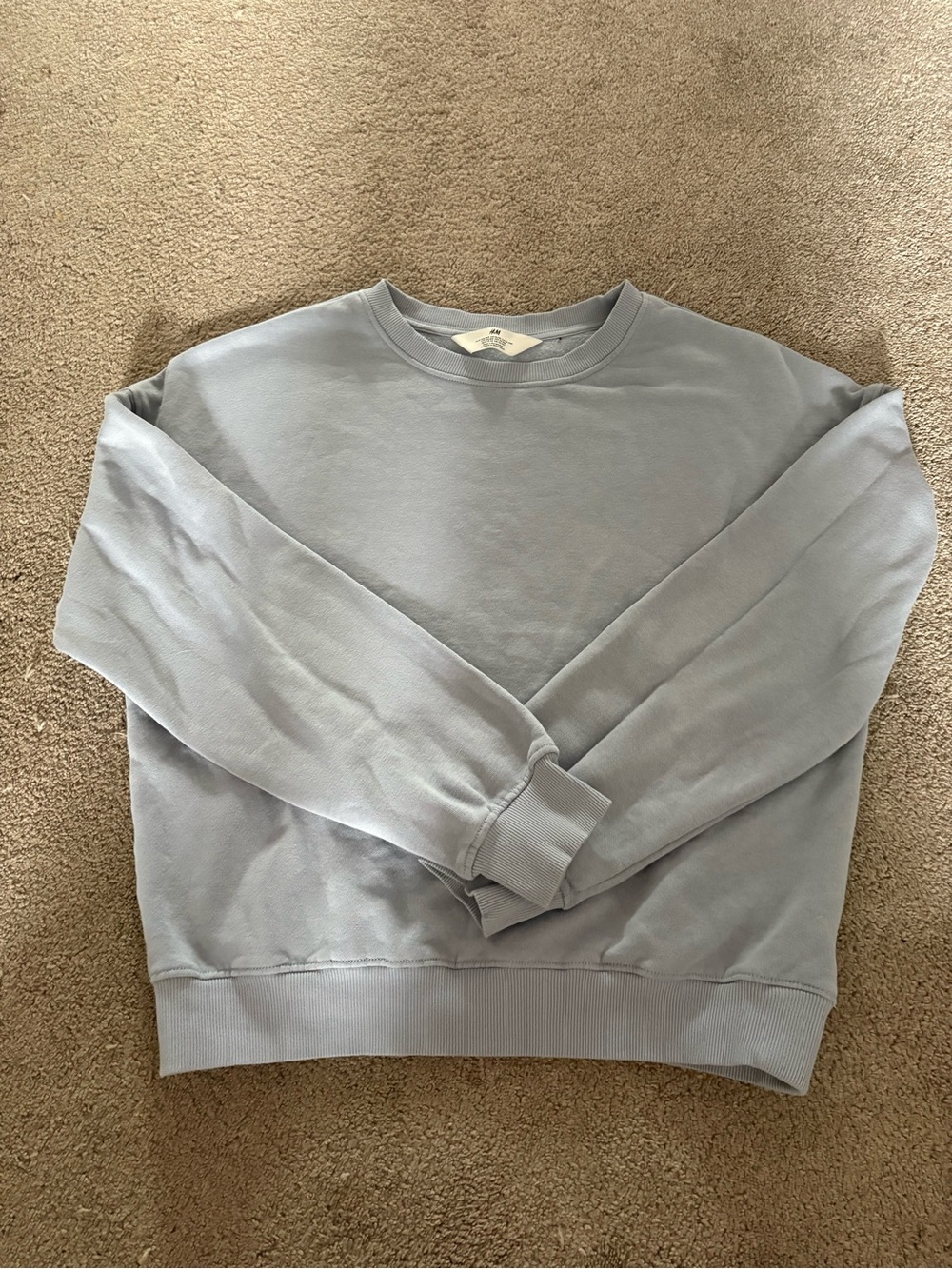 Classic Crewneck Sweatshirt in Light Blue